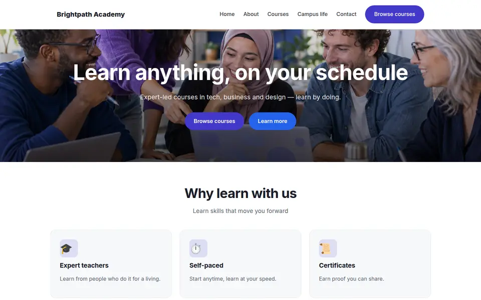 Education & Courses