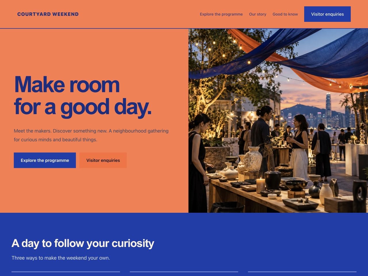 Courtyard Weekend — Creative Events