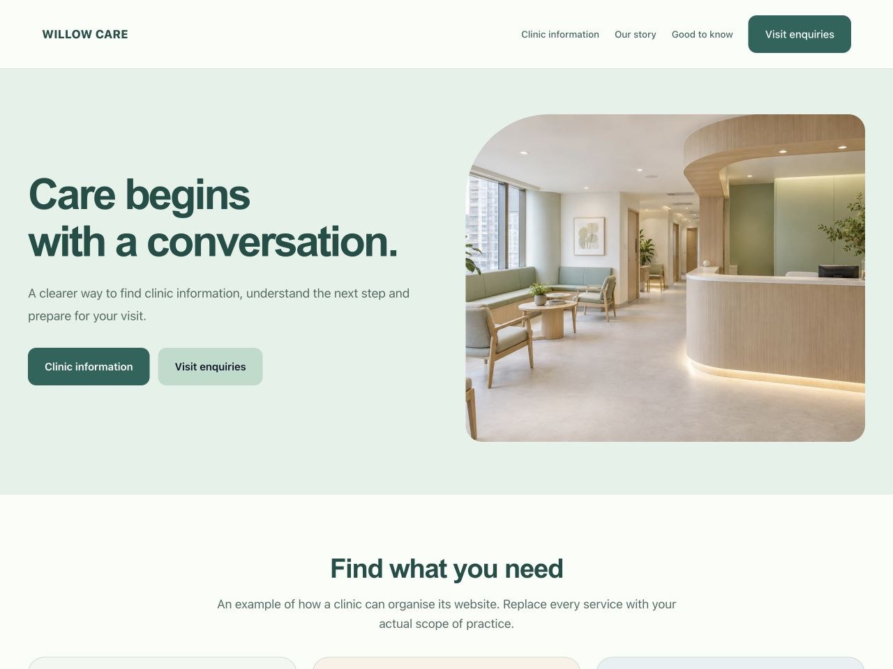 Willow Care — Neighbourhood Clinic
