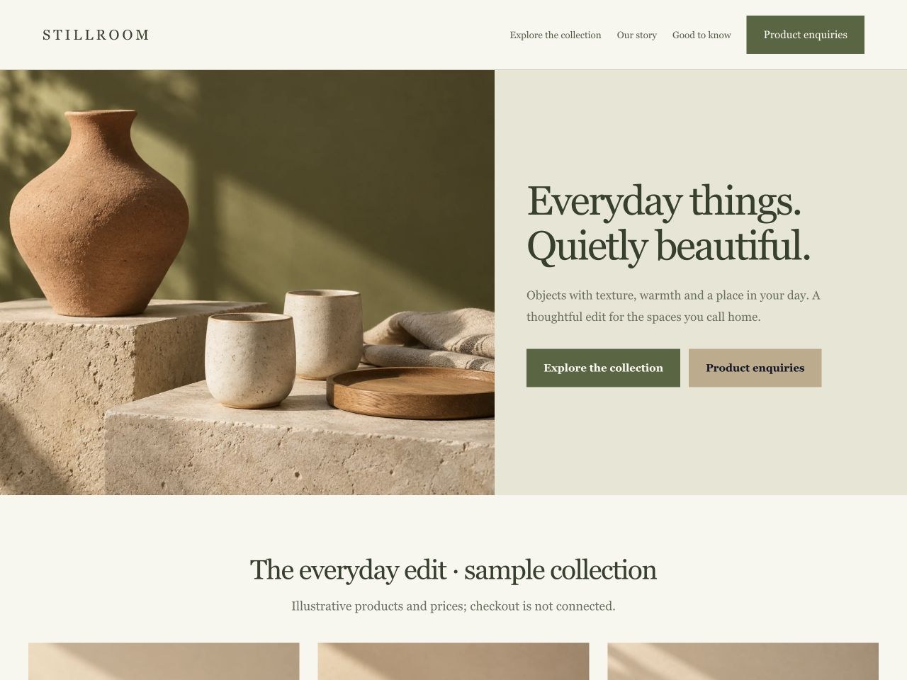 Stillroom — Homeware Shop