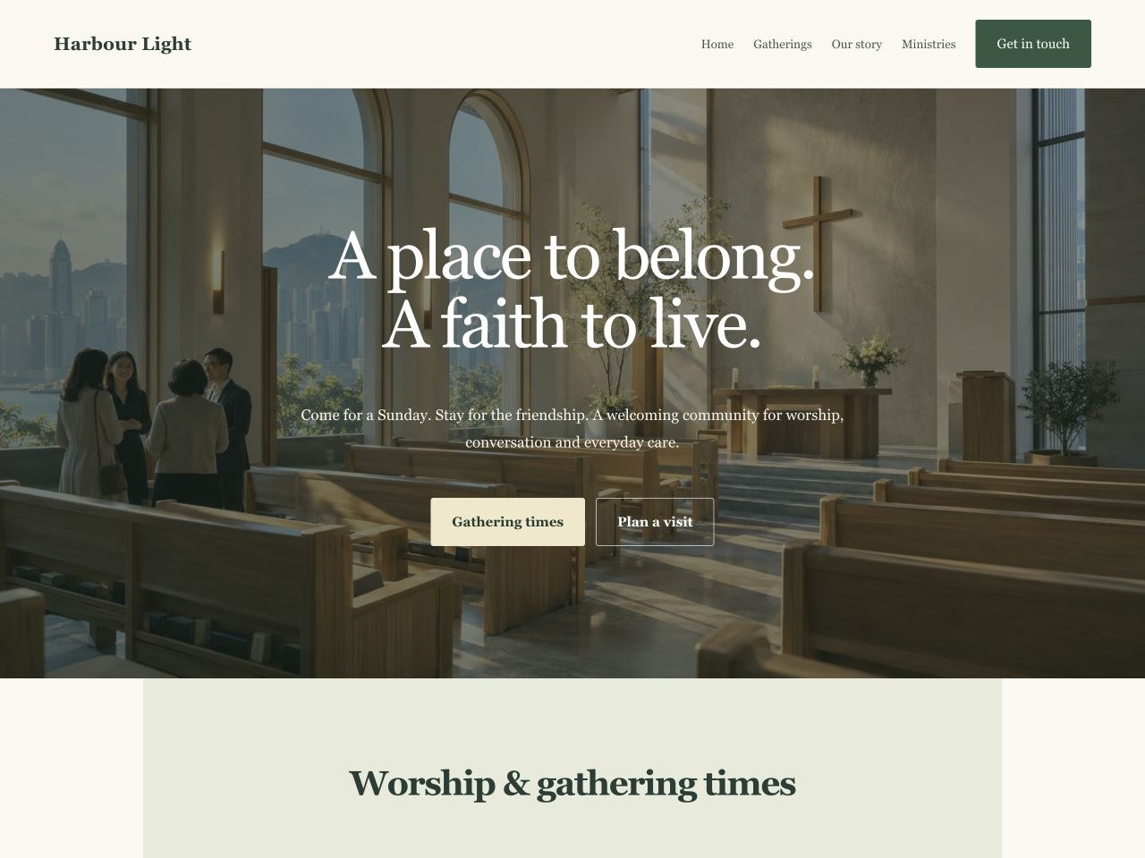 Harbour Light Fellowship — Church & Community
