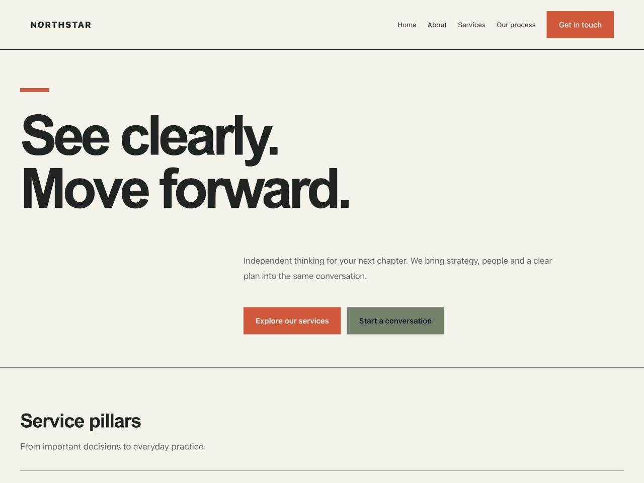 A real Webetter design you can open and customise. Sample business shown.