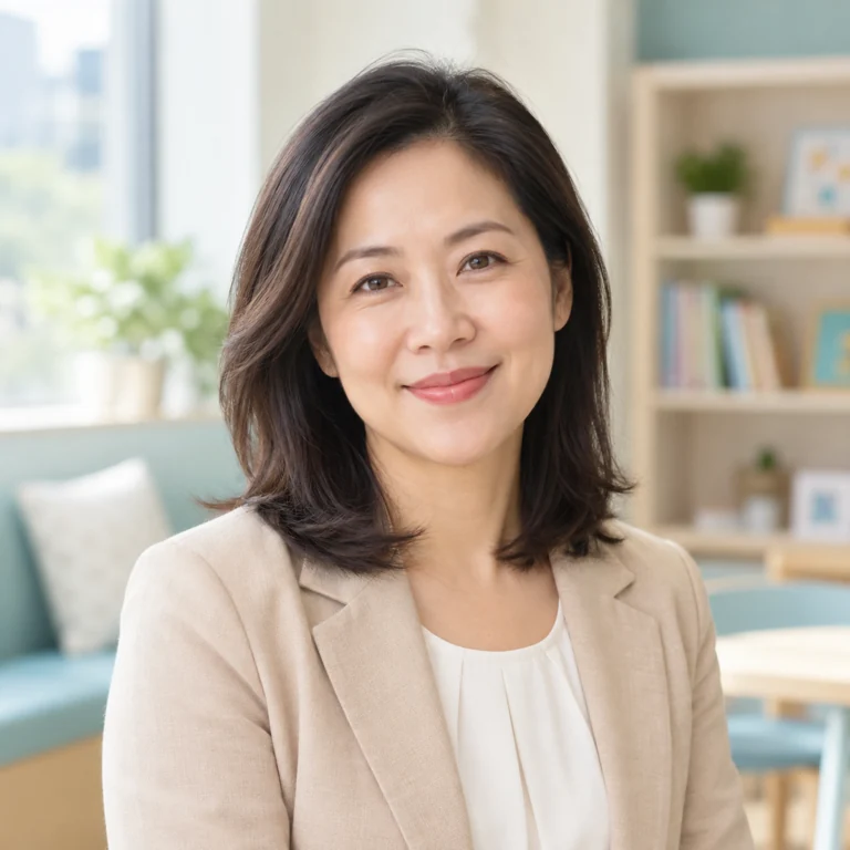 莊老師 Rita — AI 生成虛構導師示範相片
